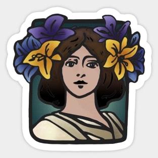 Flora - Goddess of Flowers Sticker